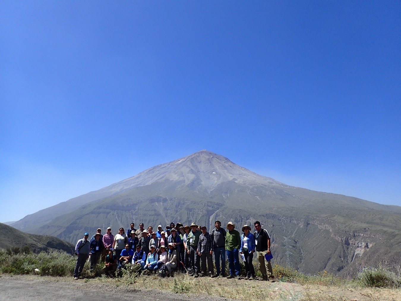 Técnicos del IGEPN participaron en taller sobre evaluación de peligros volcánicos en Arequipa - Perú