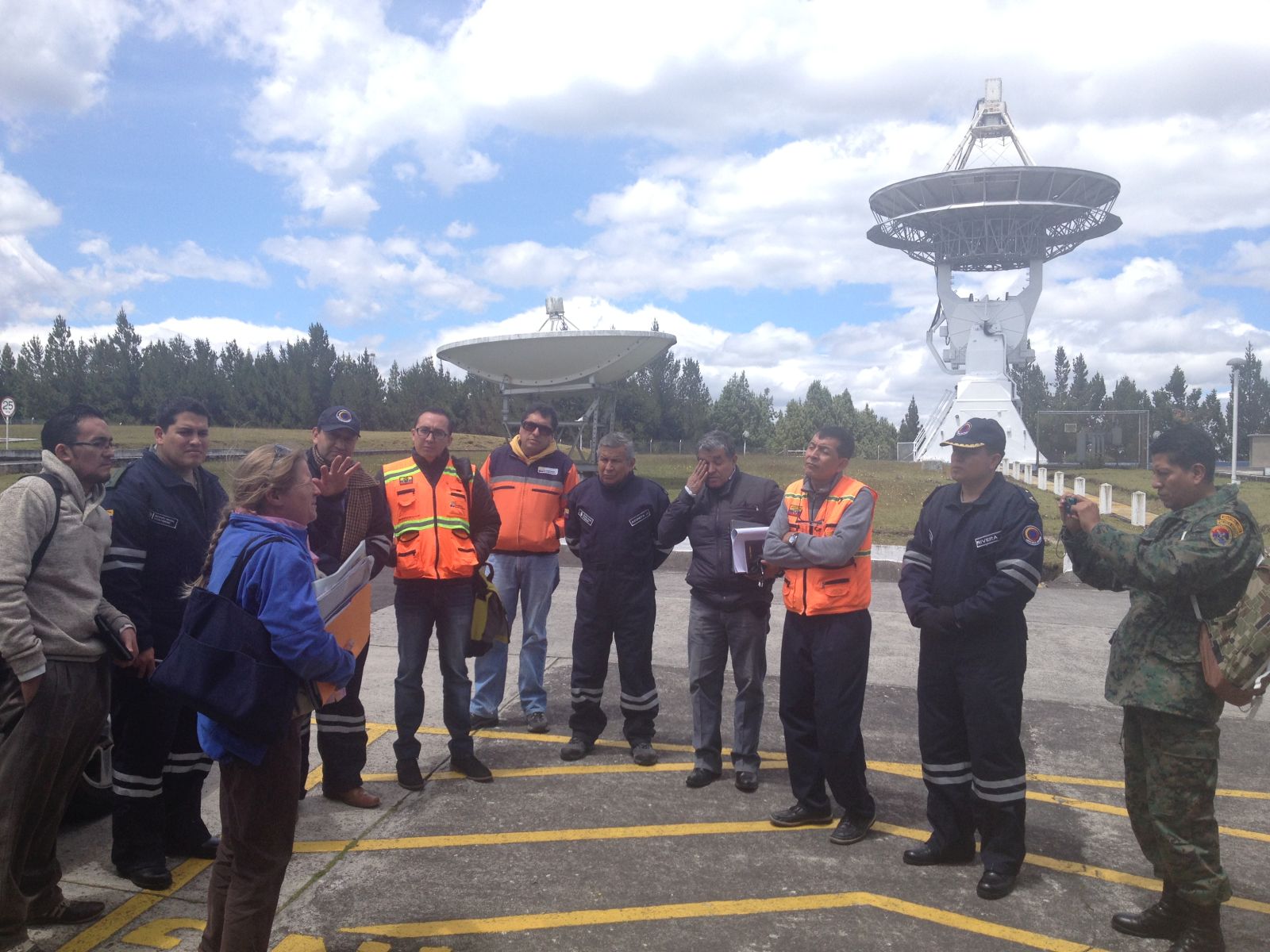 Visita del IGEPN al Instituto Espacial Ecuatoriano