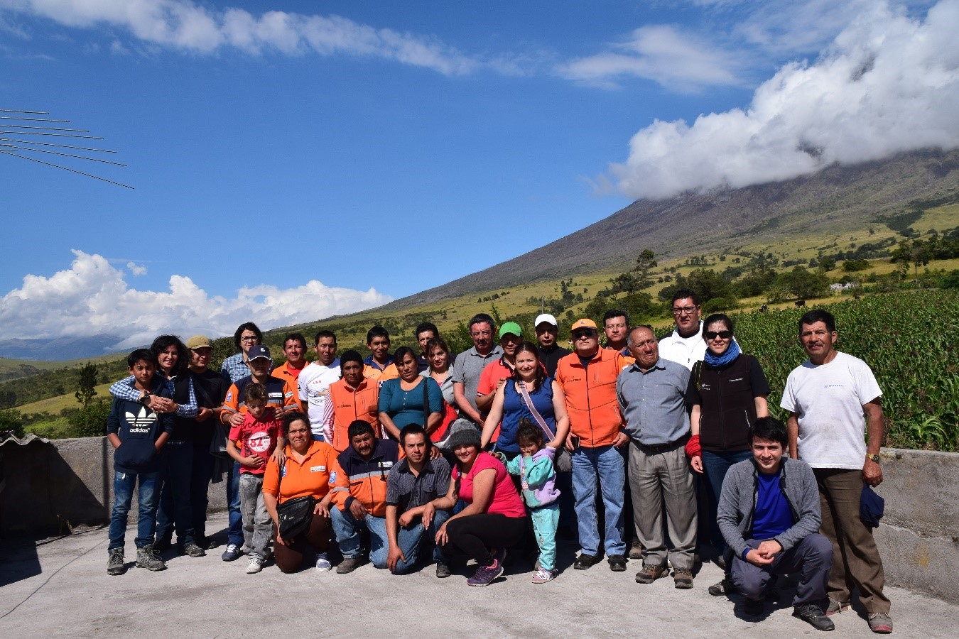 Reunión Vigías del volcán Tungurahua