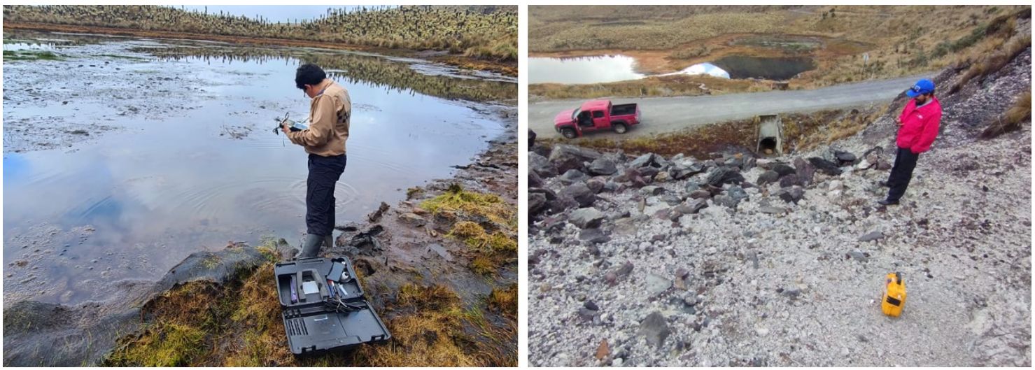 Vigilancia de fuentes termales en el complejo volcánico Chiles - Cerro Negro