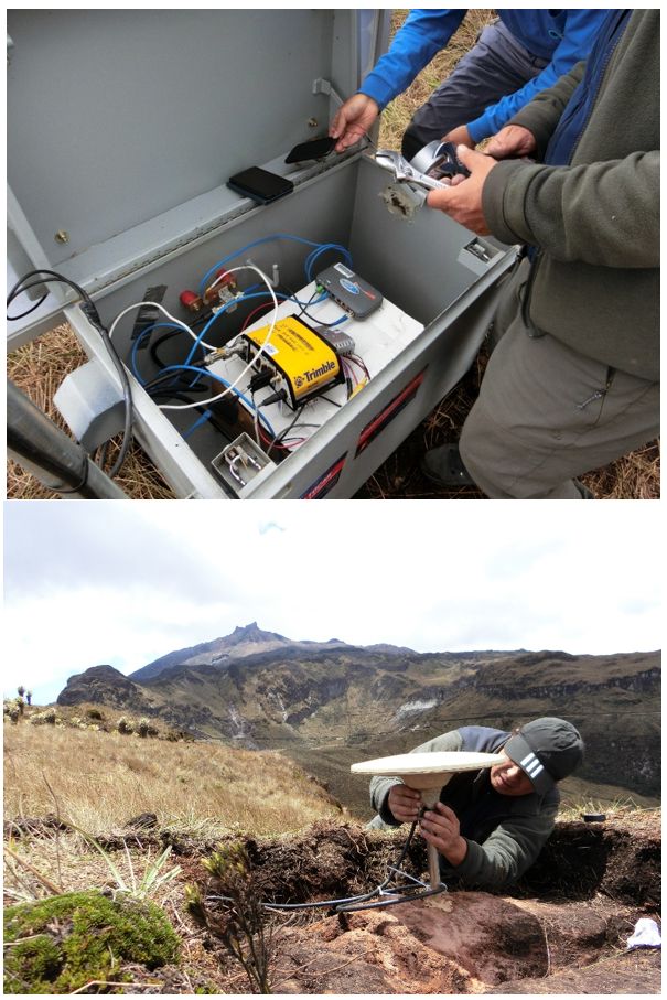 Fortalecimiento de la red GPS en las cercanías del volcán Chiles, Provincia del Carchi