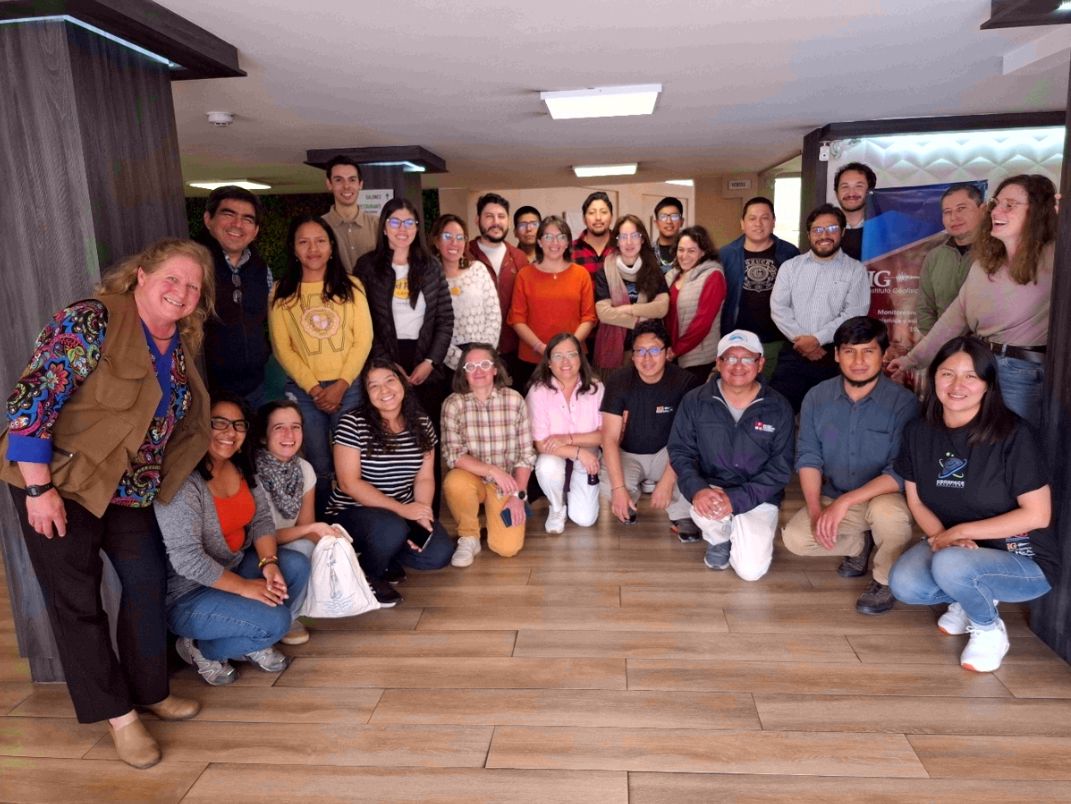 Organización de Curso de INSAR aplicado al estudio de Riesgos Naturales, PSF TelRiskNat 2024, en Quito-Ecuador