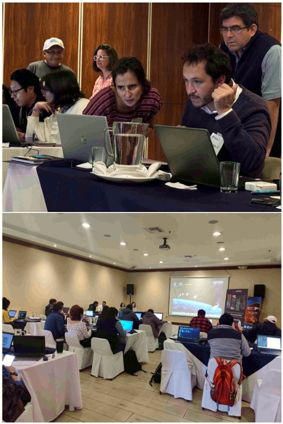 Organización de Curso de INSAR aplicado al estudio de Riesgos Naturales, PSF TelRiskNat 2024, en Quito-Ecuador