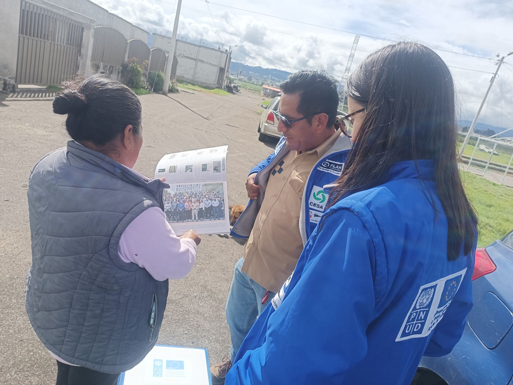 Visita técnica de seguimiento y retroalimentación del proceso de formación como “Observadores Volcánicos”