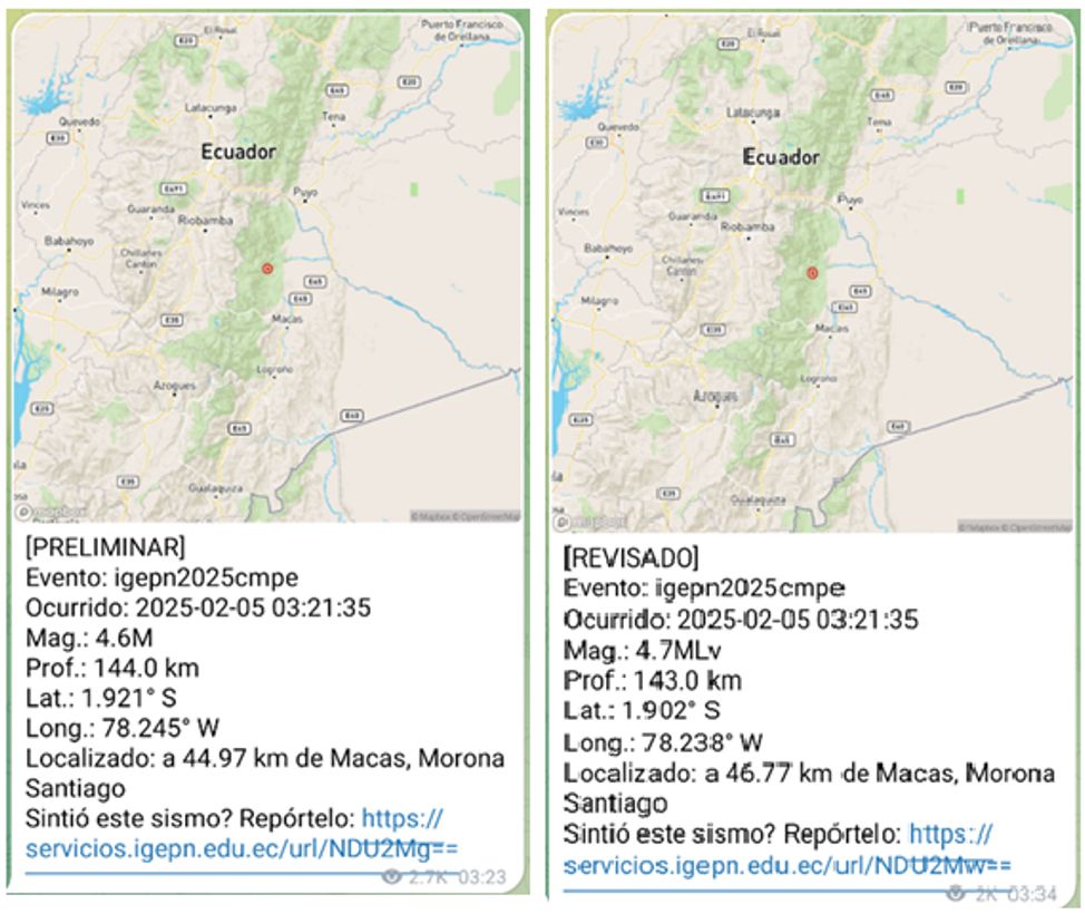 Las limitaciones del Sistema de Alerta Temprana Sísmica de Google-Android, el sismo de la madrugada del 05 de febrero de 2025